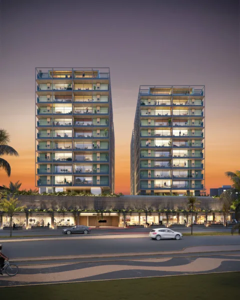 Bellagio Residenziale — apartamentos de 1 a 3 dormitórios no centro de Caraguatatuba — foto 1